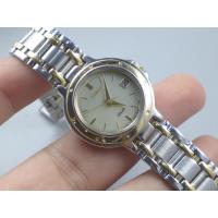ราคา นาฬิกา Vintage มือสองญี่ปุ่น Seiko Solar V182 0C20 Gray Dial ผู้หญิง Quartz ทรงกลม 29mm (43472718698)