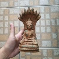 ราคา พระนาคปกกรุเก่าเนื้อโลหะทองเหลืองกรุ (27492501516)