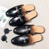 ราคา 38~46 รองเท้าหนังผู้ชายเปิดส้น รองเท้าเปิดส้น (3544578769)