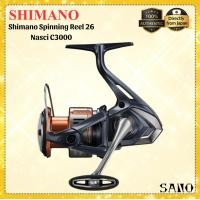 ราคา SHIMANO 26 Nasci C3000 Spinning Reel for Fishing Lightweight Smooth Performance (45860577924)