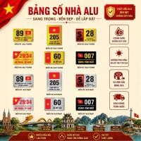 ราคา แผ่นเลขที่บ้านธงเวียดนาม - วัสดุอลูเคลือบกระจกคุณภาพสูง - พิมพ์ยูวีชาร์ป กันแดด กันฝน (57011473882)