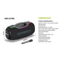 ราคา Hopestar A80ULTRA ลำโพงบลูทูธ 650วัตต์ พร้อมไมค์ลอย1อัน ลำโพง8ดอก มีไฟRGB ปรับเบส3โหมด ของแท้100% (51860144923)