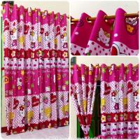 ราคา ผ้าม่าน hello kitty 12 หลุม uk 135x220 hello kitty ผ้าม่านหน้าต่าง (2944712829)