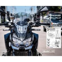 ราคา ชิลหน้า IRON รุ่น V3 สำหรับ KAWASAKI Z250 (ปี 2019 ขึ้นไป) - Z400 - Z400SE / Wind Shield (16854695719)