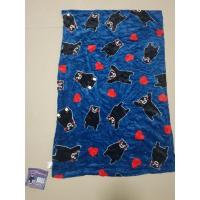 ราคา ผ้าห่มขนนุ่มๆลื่นละมุน คุมะมง kumamon 70×100 ป้ายห้อย (17227883555)