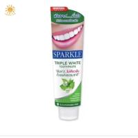 ราคา Sparkle Triple White 100 g.สปาเคิล ทริปเปิ้ล ไวท์ 100 กรัม ยาสีฟัน ขจัดคราบเหลือง ช่วยฟันขาว ลดการเสียวฟัน (53804613999)