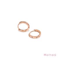 ราคา Motta Earring ต่างหูห่วงชุบทองคำขาว รวมต่างหูห่วง (58155295317)