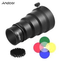 ราคา 5 ชุดฟิลเตอร์สี ชิ้น ขนาด 98 มม. สำหรับ Neewer Andoer Godox 180W-300W Mini Studio พร้อมกริดรังผึ้ง ม (41358687716)