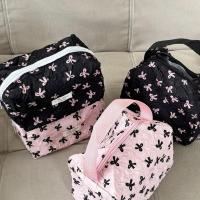 ราคา Mocorie - Fawnbea Coquette Pink Makeup Bag / Ribbon Make Up Pouch / Carrying Makeup Pouch / Travel Organizer (49961518665)
