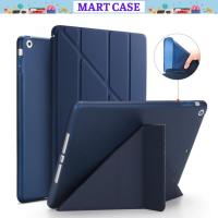 ราคา Ipad Silicon Leather Case Triangle Folding วัสดุสวย ipad Pro 12.9/11/9.7 / 10.5 / Air4 / 10.2 gen 7/8...มาร์ทเคส (53605085338)