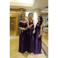 ราคา ชุดราตรี เพื่อนเจ้าสาว infinity dress-สีม่วง (287941063)