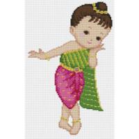 ราคา PINN SHOP ชุดปักครอสติช : รำศรีนวล [TC-01] (57104596148)