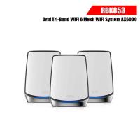 ราคา NETGEAR RBK853 Orbi Whole Home Tri-Band Mesh WiFi 6 System Router With 2 Satellite Extender (20027758590)