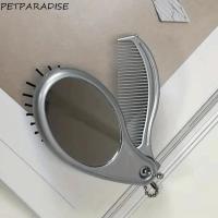 ราคา PETPARADISE Air Cushion Comb, พร้อมกระจก 3 in1 แบบพกพาแปรงผม, Essential พับขนาดกะทัดรัด Detangling Travel หวีนวดจัดแต่งทรงผม on-the-Go (44811448157)