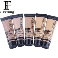 ราคา MISS ROSE Liquid Foundation ติดทนนานกันน้ําธรรมชาติแต่งหน้าเครื่องสําอาง Matte Moisturizing คอนซีลเลอร์บีบีครีม (53158992351)
