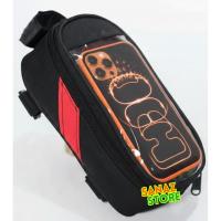 ราคา กระเป๋ากรอบจักรยาน HP, กระเป๋าโทรศัพท์มือถือหน้าจอสัมผัสเดียว, MTB Road Folding BMX E-bike City Bike Touring กระเป๋าเฟรมจักรยาน (57156233466)