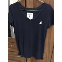 ราคา เสื้อยืดคอวีสีน้ำเงิน ยี่ห้อ cc size s (12534404036)