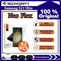 ราคา ฟิล์มกันรอยหน้าจอ Samsung Galaxy S23 Ultra Plus Spigen Neo Flex 2 Pack (43260287807)