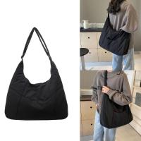 ราคา Stat Crossbody Bag Tote Bag Nylon Handbag Solid Color Armpit Bag Versatile Trend Bag (27883807717)