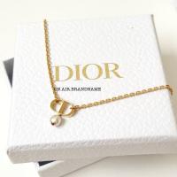 ราคา ถูกสุดของแท้New dior petit CD necklace สร้อยคอ มุก รุ่นสุดฮิต (26511914850)