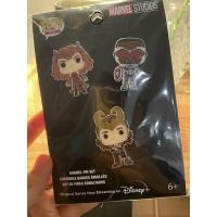 ราคา เข็มกลัด Funko Pop! Pin Marvel Studios 3PK Enamel Pin Set - Wanda, Falcon, Loki (18304796820)