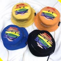 ราคา หมวกบักเก็ตเด็กหน้ายิ้มสีสันสดใส ม10 หมวกสําหรับบุคลิกภาพเด็กชายและเด็กหญิงตั้งแต่ 1 - 3 ขวบ (47360155318)