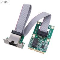 ราคา ใหม่ Mini PCIE Gigabit Ethernet Network Adapter RTL8111H/RTL8111F ชิป 10/100/1000Mbps Mini PCI Express to RJ45 COM พอร์ต Lan Card (55107545817)