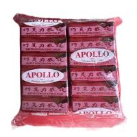 ราคา Apolloเวเฟอร์ช็อคแดง ขนาด12กรัม จำนวน1แพค48ห่อ (41321364345)