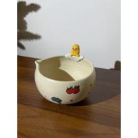 ราคา [Handmade] Chawan ถ้วยชงมัทฉะลาย Gudetama ไข่ขี้เกียจ (48107885783)