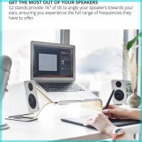 ราคา Star Desktop Speaker Stand External System หรือ Kanto s YU4 Active Speaker Rack (55809576904)