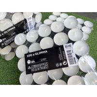 ราคา พร้อมส่ง เทียน IKEA อิเกีย ทีไลท์ GLIMMA เทียนอิเกีย 50 กับ 100 ชิ้น เทียนถ้วย เทียนประดับ ไร้กลิ่น จุดนาน 4ชม. (15577448858)