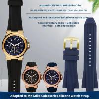 ราคา สําหรับ Michael Kors MK8184 MK8152 MK9020 MK8730 MK8761 8295 8296 8445 ผู้ชายสายนาฬิกา MK สายนาฬิกาซิลิโคนยางสร้อยข้อมือนุ่ม (27341114738)