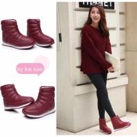 ราคา รองเท้าบูทลุยหิมะ snow boot สไตล์เกาหลี (619817737)