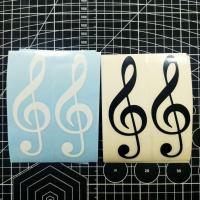 ราคา สติ๊กเกอร์ตัด TREBLE CLEF โน้ตเพลง stiker (51307959198)