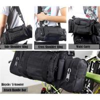 ราคา Minimalist Black Unisex Waist Pouch cum Sling Bag - ติดแฮนด์จักรยานได้ด้วย! (40903144034)