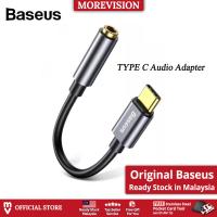ราคา Baseus USB Type C to 3.5mm Headphone Jack Adapter Cable Hub Earphone AUX Audio Port Converter (47004965314)
