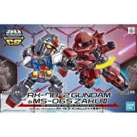 ราคา SDCS RX-78-2 Gundam & MS-06S ZAKU II BANDAI 4573102602763 (6351617920)