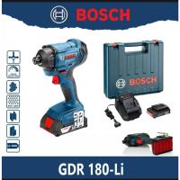 ราคา Bosch GDR180Li สว่านไขควง กระแทก ไร้สาย พร้อม แบต2ก้อน และแท่นชาร์จ GDR180 (กล่องแข็ง) GDR180 li GDR180-Li (20441881516)