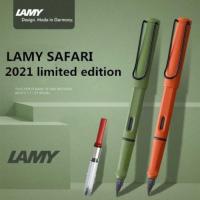ราคา LY 【Same Day Ship g 】Lamy Safari Fountain Pen 2021 Special Edition Terra Red Savannah Green (40404618461)