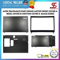 ราคา ACER TRAVELMATE P645 TMP645 LAPTOP FRONT COVER A, BEZEL COVER B & Bottom COVER D สีดํา [USED] (46307961989)