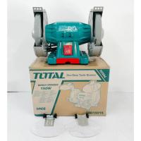 ราคา Total มอเตอร์หินไฟ 6 นิ้ว150วัตต์ พร้อมหินเจียร์ 2 ก้อน รุ่น TBG15015,8 นิ้ว 350 วัตต์ รุ่น TBG35020 ( Bench Grinder ) (22954508155)