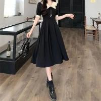 ราคา การประกันคุณภาพ French Retro Double-layer Collar College Style Dress For Women Summer New Large (28154816835)