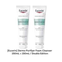 ราคา [Eucerin] Dermo Purifyer Foam Cleanser 150mL+150mL Double Edition / For Oily & Pore Prone Skin (24991616495)