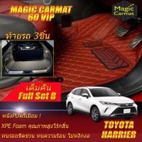 ราคา Toyota Harrier 2021-2028 Full Set B (เต็มคันรวมท้ายรถB) พรมรถยนต์ Toyota Harrier พรม6D VIP Magic Carmat (24164900881)