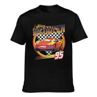 ราคา เสื้อยืด Lightning Mcqueen Disney Cars เสื้อยืดสั่งทําผู้ชาย (48461448276)