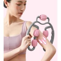 ราคา RBBลูกกลิ้งบริหารกล้ามเนื้อ Muscle Massage ช่วยผ่อนคลายกล้ามเนื้อและบรรเทาความเมื่อยล้า มี 5 ลูกล้อหมุนลื่น พกพาสะดวก (8559838783)