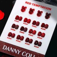 ราคา Red color รุ่น N33 12สี Danny Coll สีกลิตเตอร์แดง สีเจล เล็บเจล สีโทนแดง (25409943542)