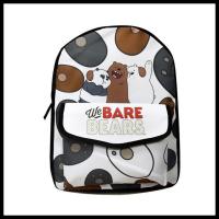 ราคา We Bare Bears Pocket Backpack สีดํา (28237915453)