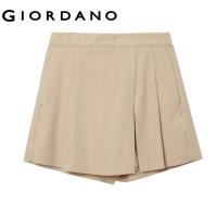 ราคา GIORDANO กระโปรงกางเกง Women's Pleated Woven Skorts 05405227 (54807455123)