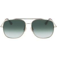 ราคา แว่นกันแดด VICTORIA BECKHAM-VB215S 700 Aviator Sunglasses Gold Khaki Gradient ของใหม่มือ1 ของแท้100% (19552439973)